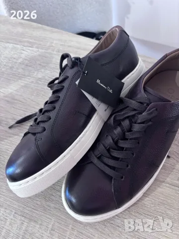 Мъжки ест. кожа сникърси / маратонки Massimo Dutti (Размер 39), снимка 3 - Спортно елегантни обувки - 55603490