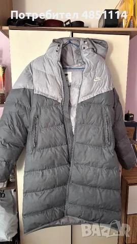 Дълго мъжко яке Nike, снимка 2 - Якета - 55353572