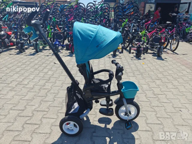 BYOX Детска триколка Flexy LUX син, снимка 2 - Детски велосипеди, триколки и коли - 55440219