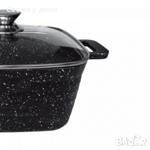 Комплект тенджери – Cheffinger от 3 части с мраморно покритие и капаци + подарък 2 ръкавици, снимка 8 - Съдове за готвене - 54170892