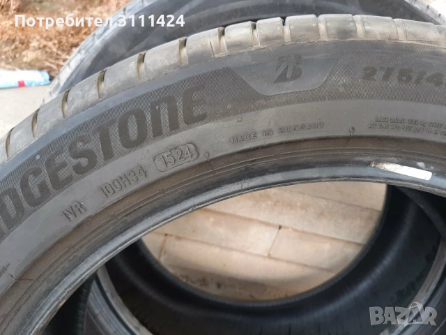 4 броя гуми Bridgestone Turanza, снимка 8 - Гуми и джанти - 54826537