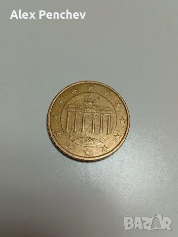 50 evro cent 2002.In good condition.