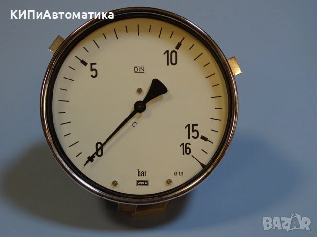 манометър Wika Ф160 0-16Bar manometer, снимка 5 - Резервни части за машини - 54508383