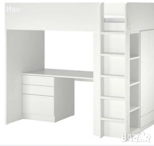Детско легло надстройка, гардероб - Икеа - SMÅSTAD (IKEA) Промоция 169 евро! Спешно и изгодно!