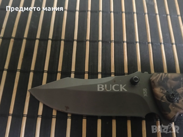 Сгъваем нож Buck X58 – тактически дизайн, ножче ножка , снимка 2 - Ножове - 55240686