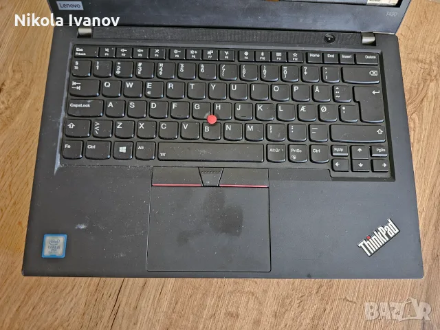 ЗА ЧАСТИ Lenovo Thinkpad T490 | intel i5 8gen (тежко залят), снимка 2 - Части за лаптопи - 55500452