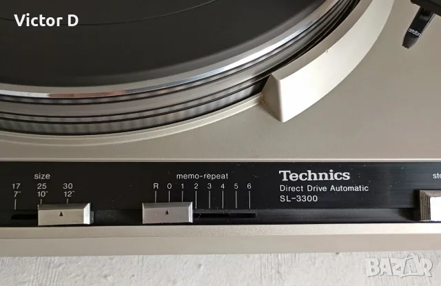  Technics SL-3300 - Грамофон Direct Drive, снимка 7 - Грамофони - 55689530