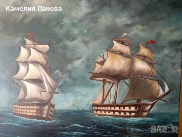 картина-морски пейзаж, снимка 2 - Картини - 54600037