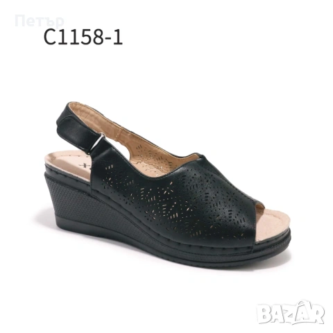 Дамски сандали код 1158-1