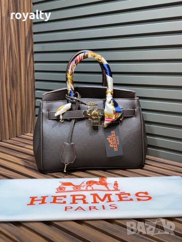 Hermes Нова Дамска Кожена Чанта Ерме Различни Цветове , снимка 10 - Чанти - 55288839