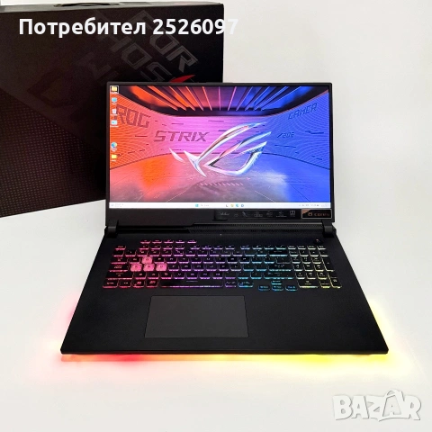 ASUS ROG Strix G17/144Hz/Ryzen 7 4800H/RTX 3050 Ti/16GB RAM/RGB/512GB