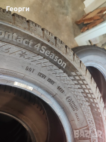 2бр.всесезонни гуми 215/70/15C Continental, снимка 8 - Гуми и джанти - 54718541