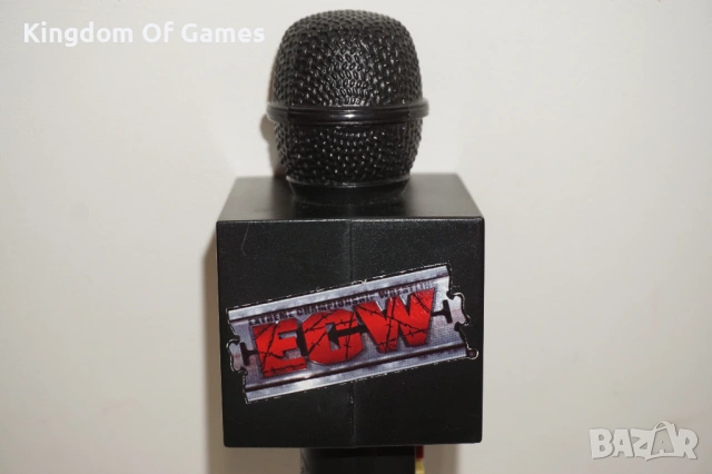 Рядък Кеч Микрофон WWE Jakks Pacific Talking Wrestling Mic 2007, снимка 13 - Друга електроника - 54274897