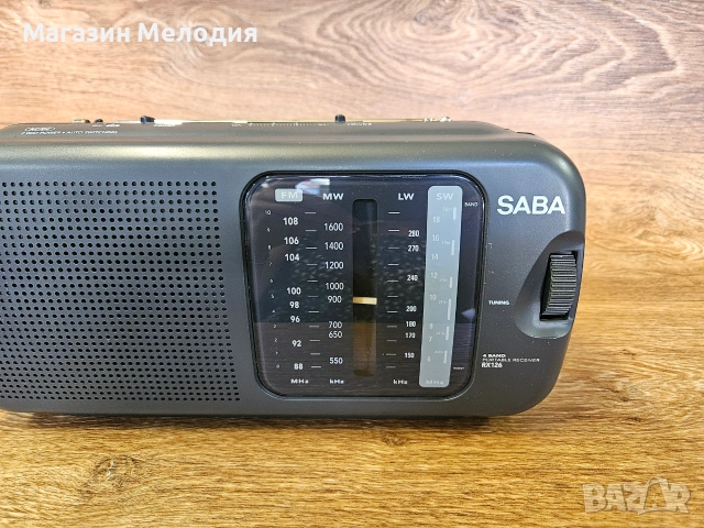 Радио SABA RX 126 – Ретро класика с отличен обхват четирибандов преносим радиоприемник (транзистор)​, снимка 8 - Радиокасетофони, транзистори - 55100837