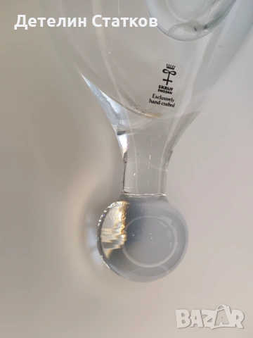 Ретро стъклен барометър- ръчна изработка, снимка 4 - Колекции - 54021827