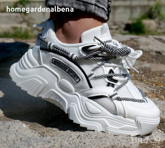 Дамски маратонки MS Sport – Бели chunky сникърси | Размери 36, 37