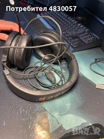 Продавам напълно реставрирани слушалки Razer Kraken 7.1 Chroma - като нови!