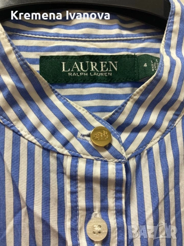 RALPH LAUREN Wilda striped shirt dress, снимка 12 - Рокли - 54970148