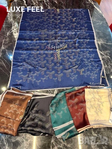 Dior 🤍Goyard🤍 Fendi🤍 Louis VUITTON 🤍 Дамски Копринени Шалове , снимка 15 - Шалове - 54946480