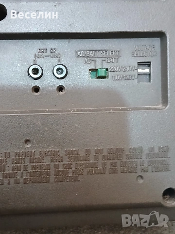 Радио касетофон SONY CFS-55S , снимка 10 - Радиокасетофони, транзистори - 54542784