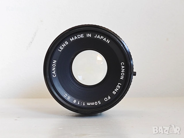 Обектив Canon FD 50mm f/1.8 S.C. за Canon FD байонет, снимка 2 - Обективи и филтри - 54995156