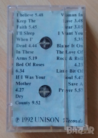 Аудио касета Bon Jovi - Keep the faith , снимка 3 - Аудио касети - 54014912