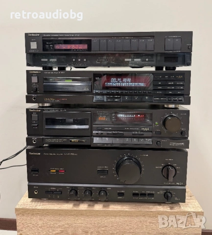 🔈Ретро аудио система - сет TECHNICS class AA - усилвател, сд плеър, триглав дек, тунер🔈, снимка 3 - Аудиосистеми - 54746003