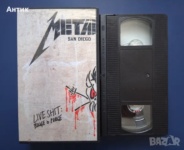 Видеокасета VHS МETALLICA Live / 1992 год., снимка 2 - Други жанрове - 55439935