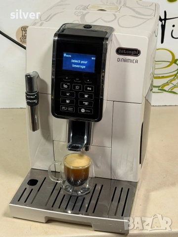 Кафемашина кафе автомат delonghi dinamica с гаранция, снимка 3 - Кафемашини - 54842620