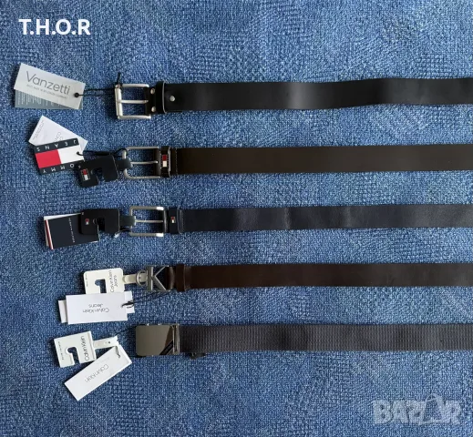Tommy Hilfiger / Calvin Klein Jeans / Vanzetti ОРИГИНАЛНИ мъжки колани/естествена кожа