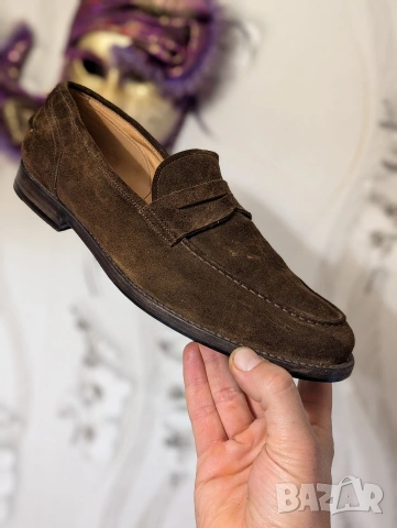луксозни мокасини Alberto Fasciani BRIAN 57020 Penny Loafer Arabica номер 45, снимка 5 - Мокасини - 44185769