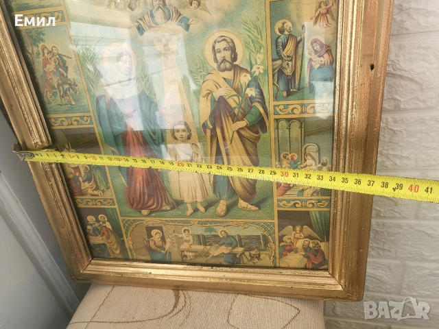 Стара икона литография Царство България , снимка 5 - Колекции - 55171684