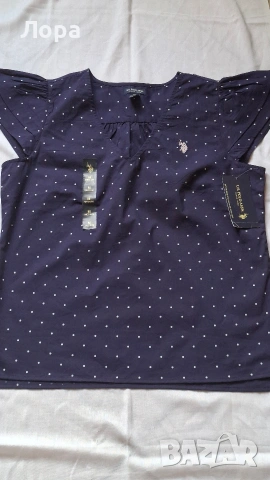 Нова дамска блуза POLO ASSN , снимка 6 - Ризи - 55207261