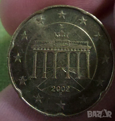 Германия,20 и 10 цента,2002