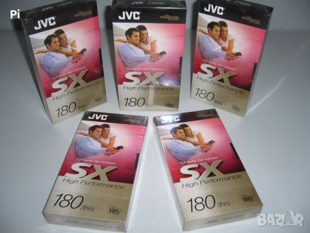 VHS видеокасета JVC SX 180 High Quality