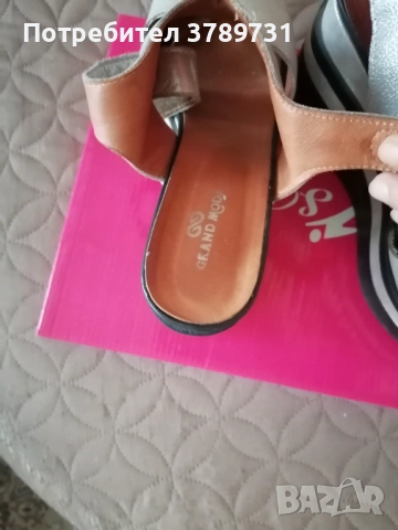 Дамски сандали естествена кожа, снимка 4 - Сандали - 54190731
