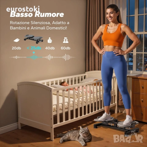 MERACH MR-2503 Фитнес уред за коремни мускули за жени, с 2 ленти за съпротивление, въртяща се платфо, снимка 4 - Фитнес уреди - 54881820