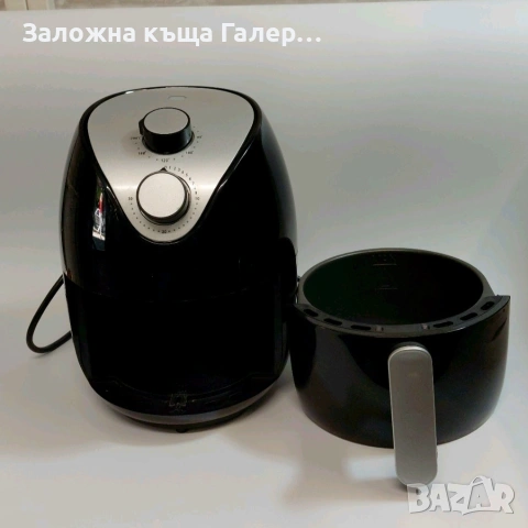 Еър фрайър / фритюрник без мазнина JT-805, 2.8 л, 1000 W – нов, неизползван, снимка 3 - Фритюрници - 55092198