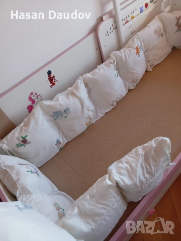 Бебешко легло-люлка, матрак от алое вера и обиколници, снимка 9 - Бебешки легла и матраци - 53580441