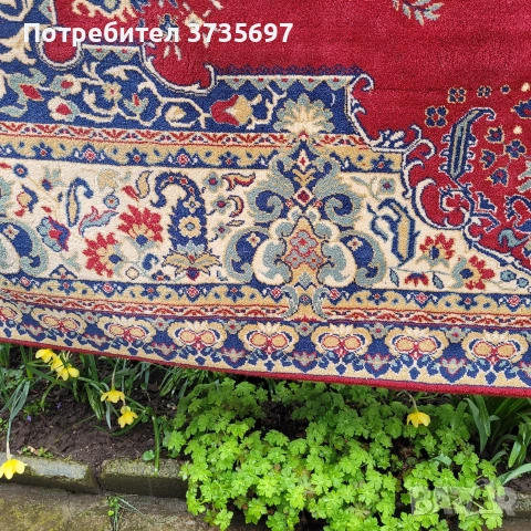 Голям вълнен килим., снимка 2 - Декорация за дома - 54013449