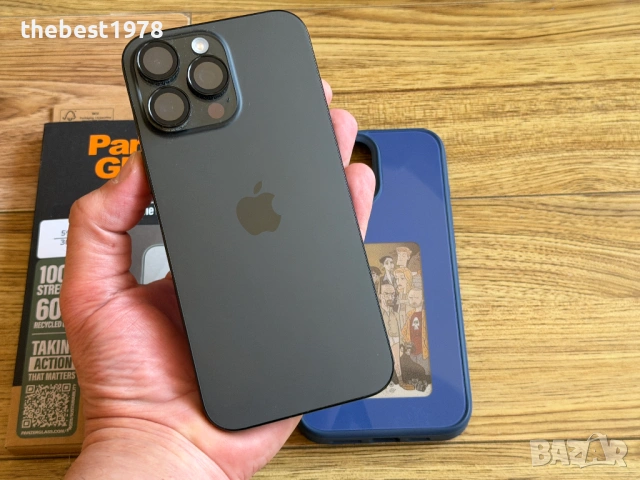 iPhone 16 Pro Max 256GB Black Titanium/Гаранция/Батерия 100%, снимка 3 - Apple iPhone - 54337753