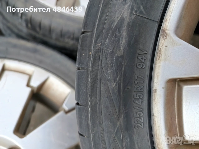 Джанти с гуми 5х110 17 цола Опел Зафира А / Opel Zafira A., снимка 2 - Гуми и джанти - 54768251