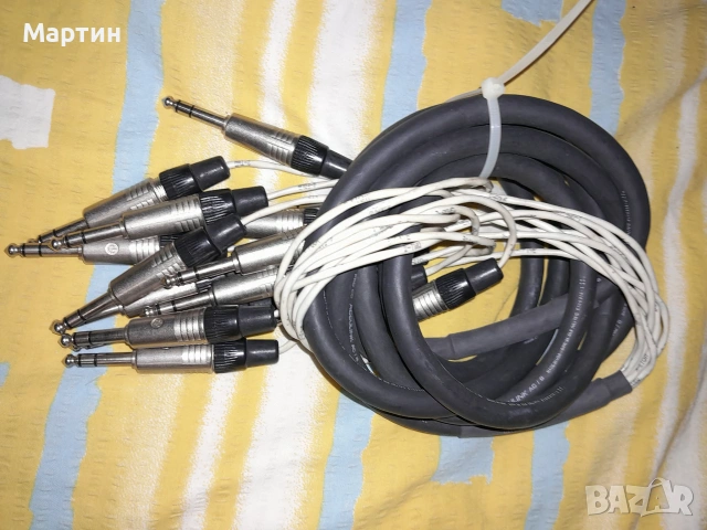 8-канален професионален аудио кабел
