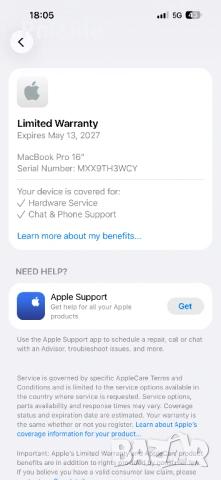MacBook Pro 16, M4 Pro, 24GB/512GB, Space Black, снимка 8 - Лаптопи за работа - 54555568