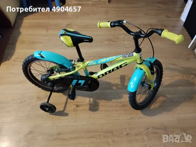 Детско колело DRAG 16" с помощни колела – без забележки