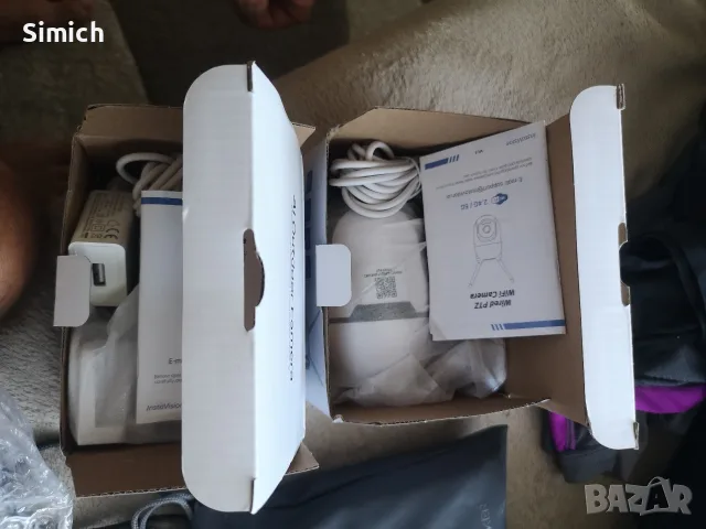 Комплект 2 бр. Wi-Fi външни въртящи камери (PTZ) – Чисто нови, снимка 2 - Друга електроника - 55644570