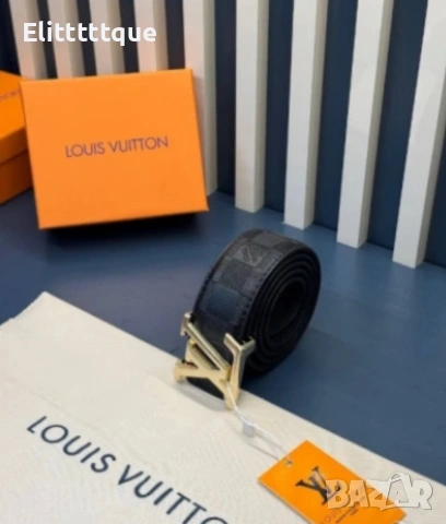 колани от естествена кожа в кутия Louis Vuitton , снимка 4 - Колани - 54905254
