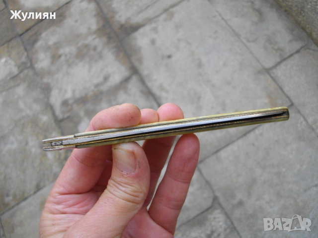  КОЛЕКЦИОНЕРСКО ДЖОБНО НОЖЧЕ НОЖ ЗА ДЕГУСТАЦИЯ СЪРП И ЧУК ВТ, снимка 8 - Антикварни и старинни предмети - 54500154