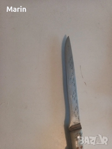 стар капански нож дължина 26 см, снимка 5 - Ножове - 54057773