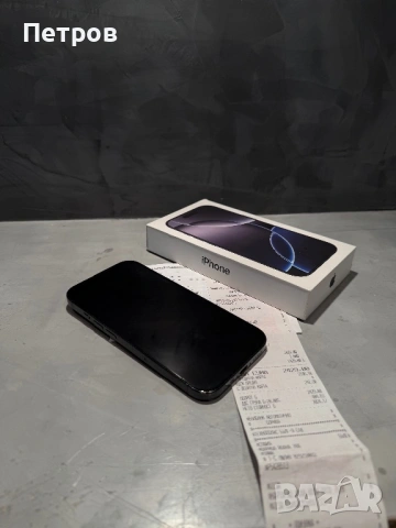 Iphone 16 Pro Black Titanium + гаранция, снимка 6 - Apple iPhone - 54381876